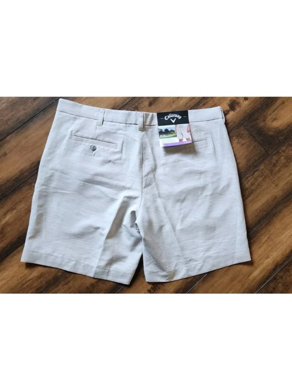 Callaway Shorts Mens 40 Beige Opti Dri Active 9